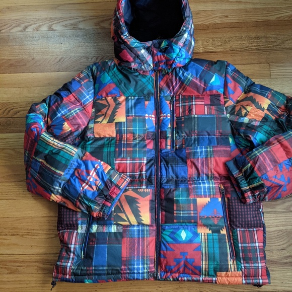 Polo Ralph Lauren | Jackets & Coats | Polo Ralph Lauren Aztec Puffer ...